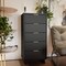 Manhattan Comfort Granville Tall 23.62 Narrow Dresser in Dark Grey DR-5005 - alternate 8
